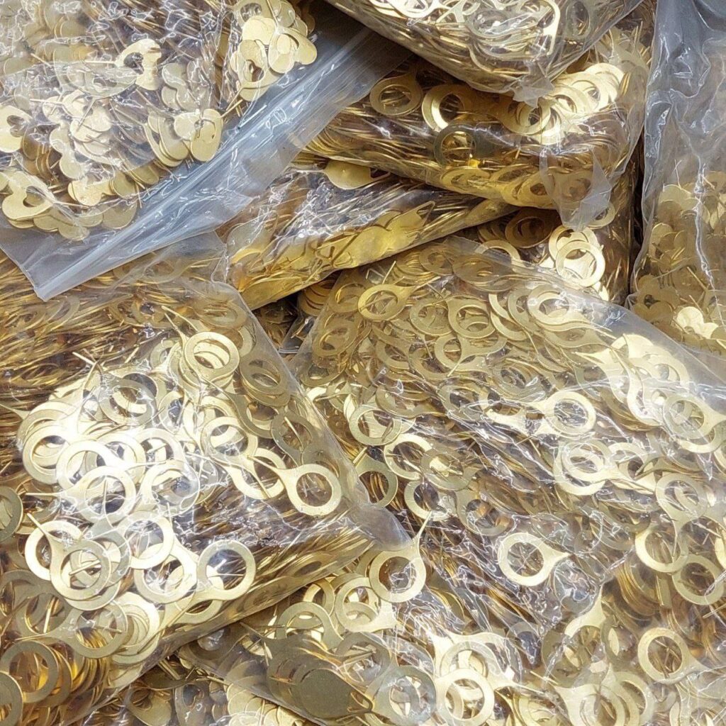 سوزن سیم کارت طرحدار طلایی